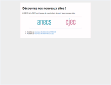 Tablet Screenshot of anecs-cjec.org